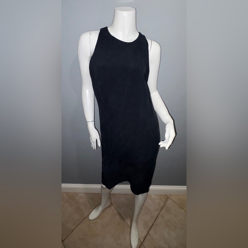 Ralph Lauren Purple Label Elegant Black Midi Dress